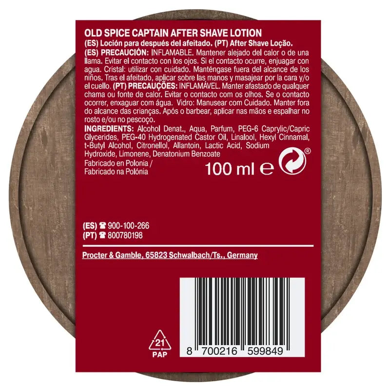 Darčeková sada Old Spice Captain Barrel so sprchovým gélom