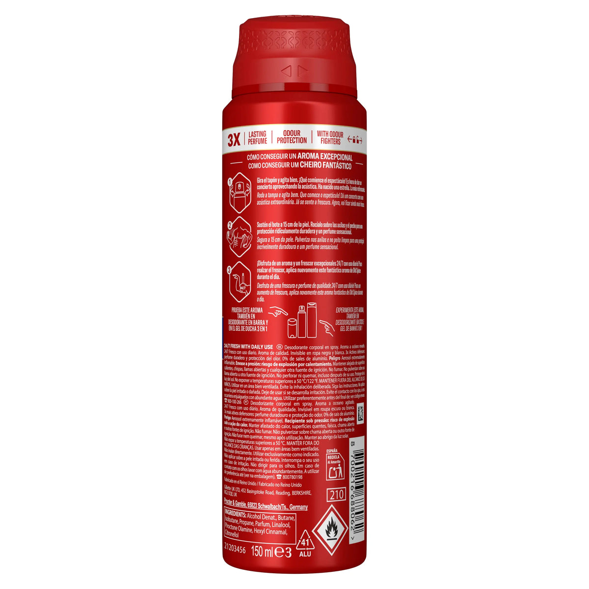 DEO sprej Captain 150 ml