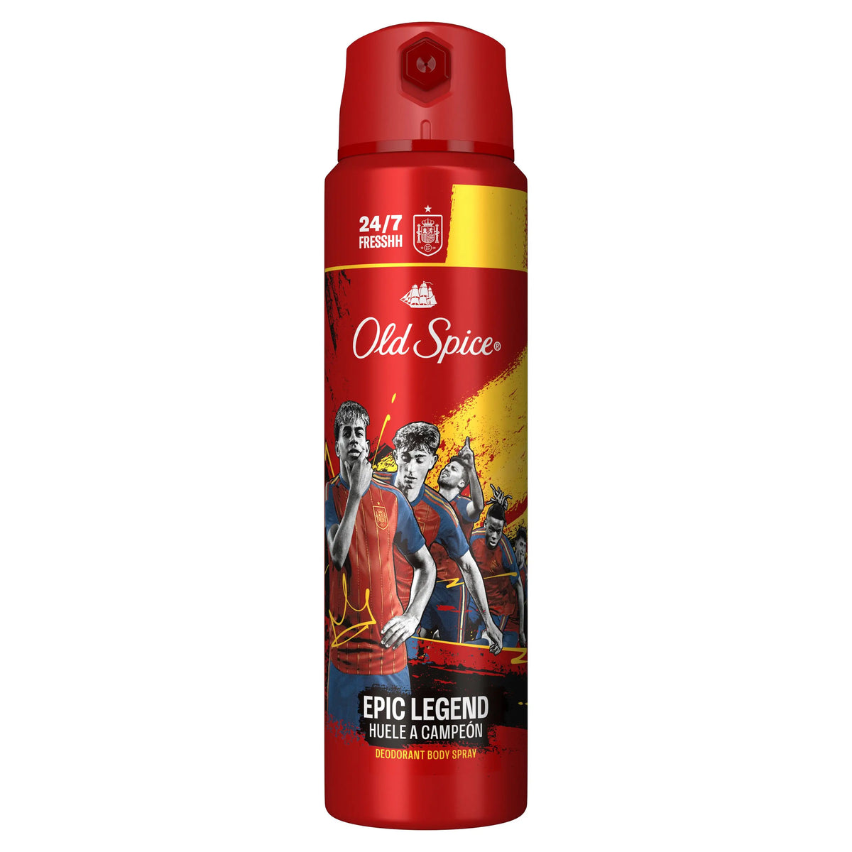Old Spice Old Spice Deodorant v spreji, limitovaná edícia španielskej reprezentácie, 150 ml