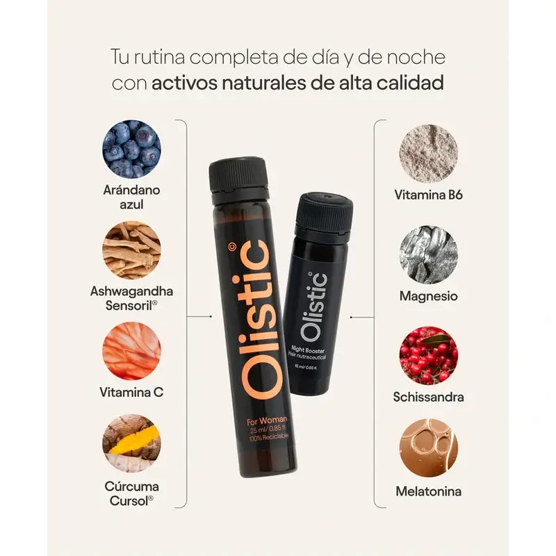 Olistic Night Booster + Olistic For Women, 28 dávok po 25 ml