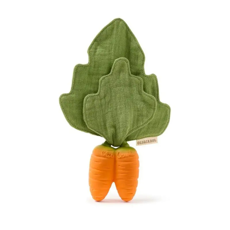 Oli&Carol Cathy The Carrot Mini plyšová hračka – hryzátko