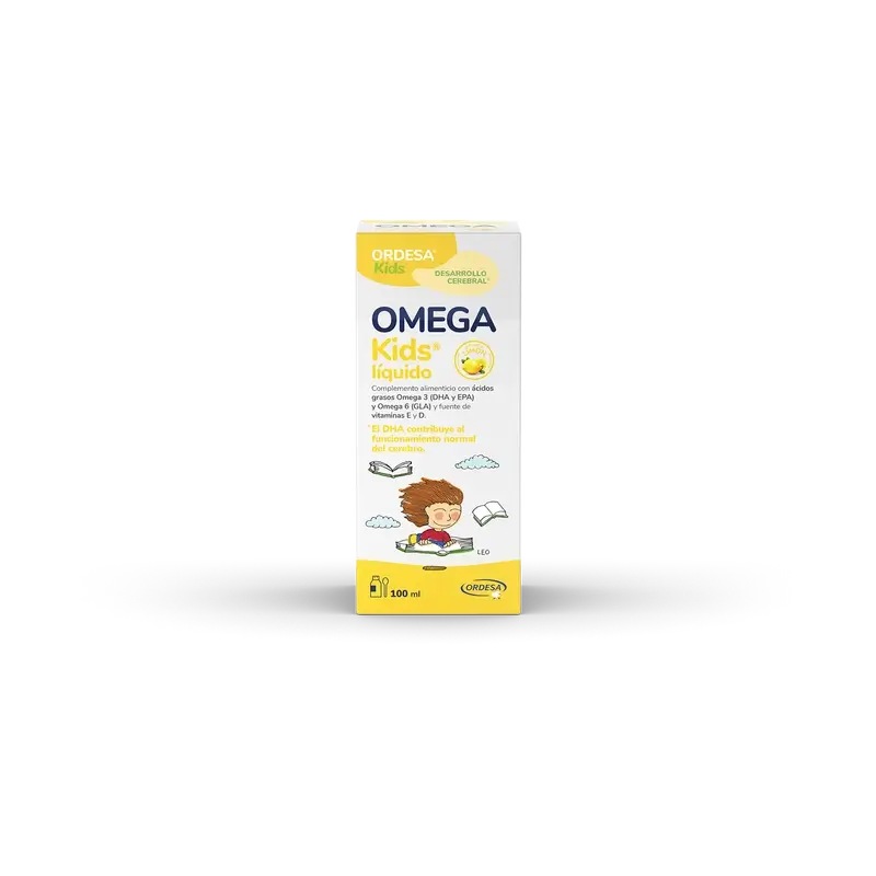 Omegakids emulzia s príchuťou citróna, 100 ml