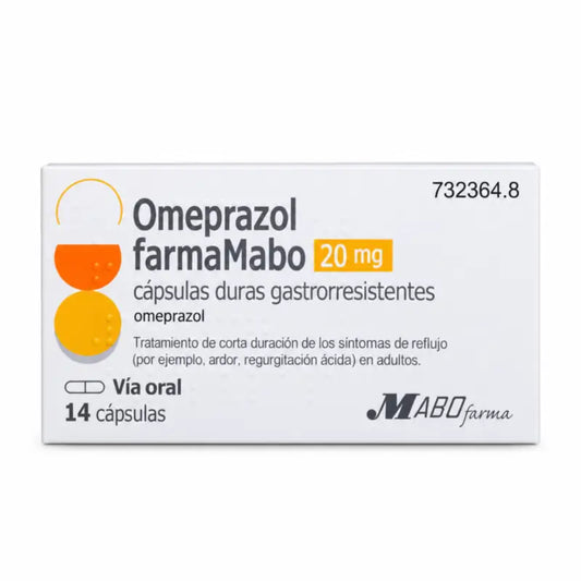 Omeprazol Farmamabo 20 mg, 14 gastrorezistentných kapsúl