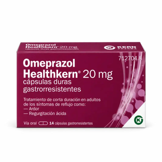 Omeprazol Healthkern 20 mg, blister, 14 gastrorezistentných kapsúl