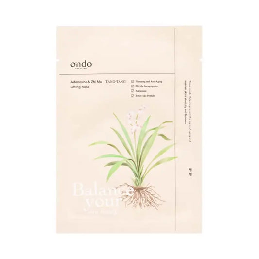 Ondo Beauty 36.5 Adenozín & Zhi Mu Liftingová maska Tang-Tang, 25 g