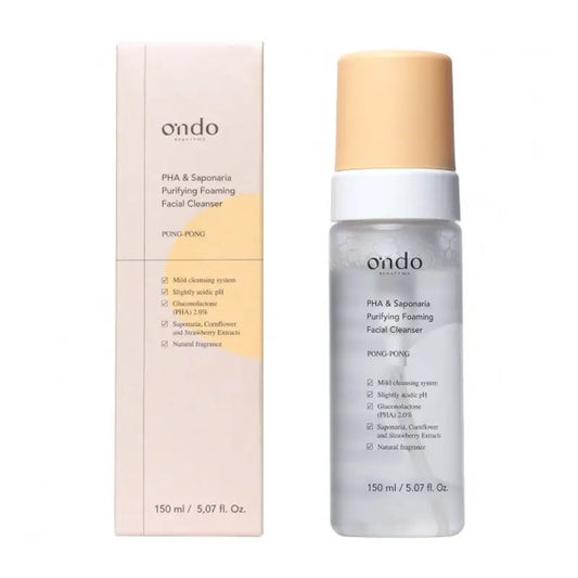 Ondo Beauty 36.5 Pha & Saponaria čistiaci penový čistiaci prípravok, 150 ml