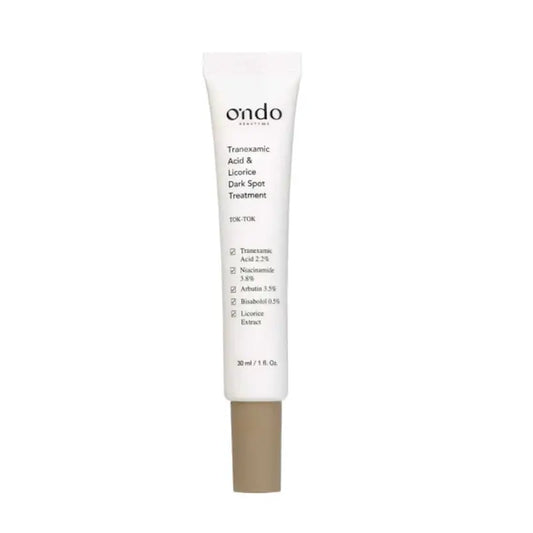 Ondo Beauty 36,5 – prípravok na liečbu čiernych bodiek s kyselinou tranexamovou a sladkým drievkom, 30 ml