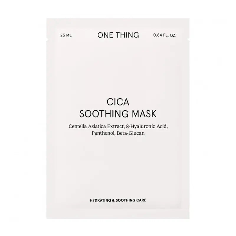 One Thing Cica upokojujúca maska, 25 ml