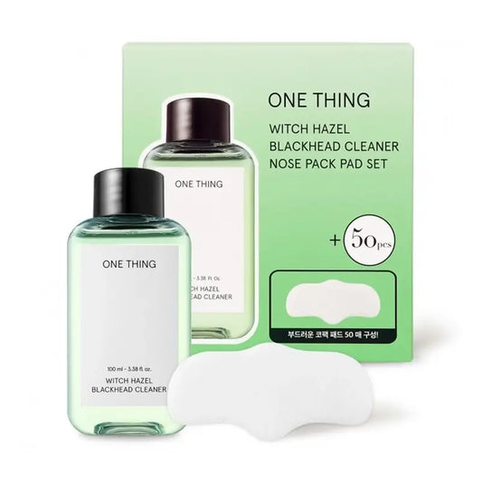 Súprava čistiacich tampónov One Thing Witch Hazel na čierne bodky, 100 ml