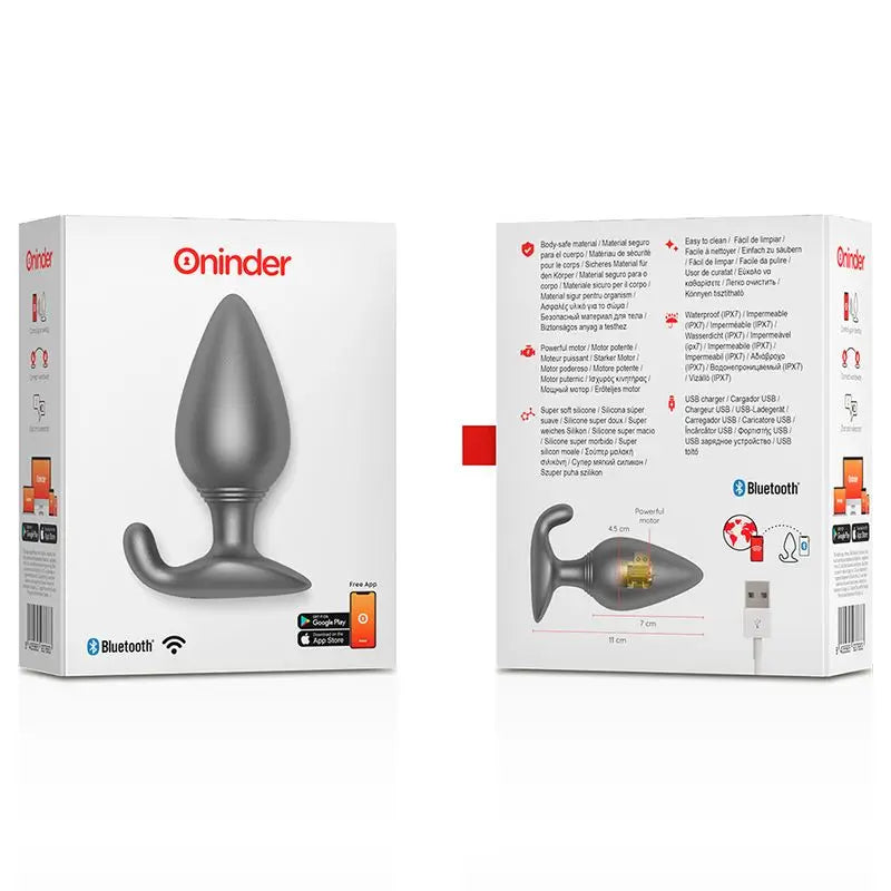 Oninder – čierny análny vibrátor – bezplatná aplikácia