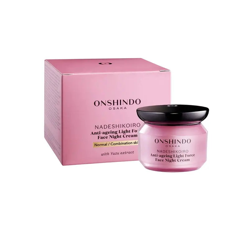 Onshindo Osaka Nadeshikoiro Nočný krém proti starnutiu pre normálnu a zmiešanú pleť, 50 ml