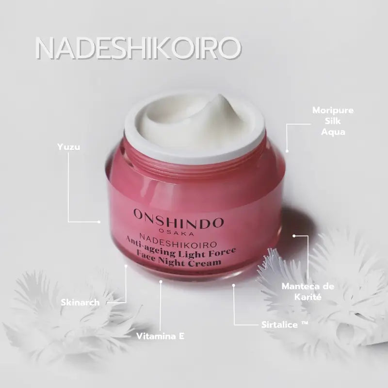 Onshindo Osaka Nadeshikoiro Nočný krém proti starnutiu pre normálnu a zmiešanú pleť, 50 ml