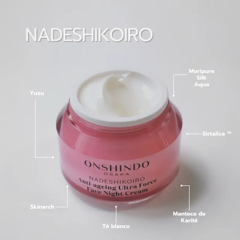 Onshindo Osaka Nadeshikoiro Nočný krém proti starnutiu pre suchú pleť, 50 ml