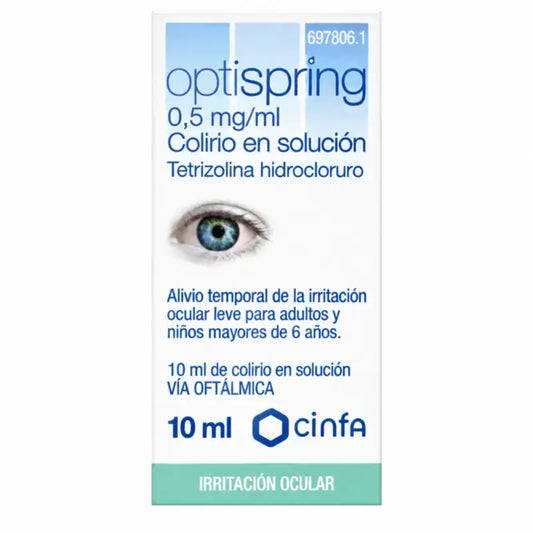 Optispring 0,5 mg/ml očné kvapky, 1 fľaštička, roztok 1