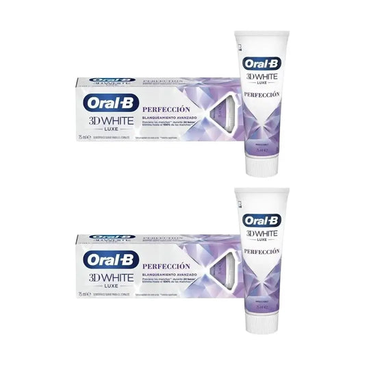 Oral-B 3Dwhite Luxe Perfección Bieliaca zubná pasta 2 × 75 ml 