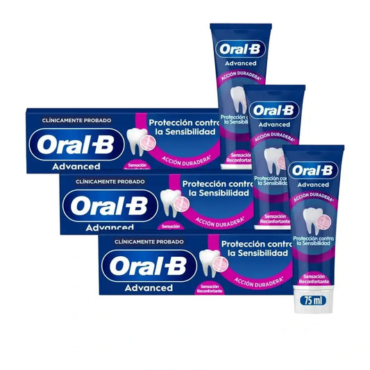 Oral-B Advanced – ochrana proti citlivosti, 3 × 75 ml 