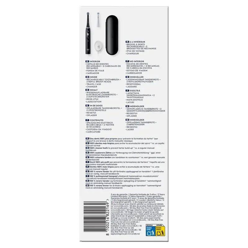 Oral-B Braun iO6 Elektrická zubná kefka – čierna