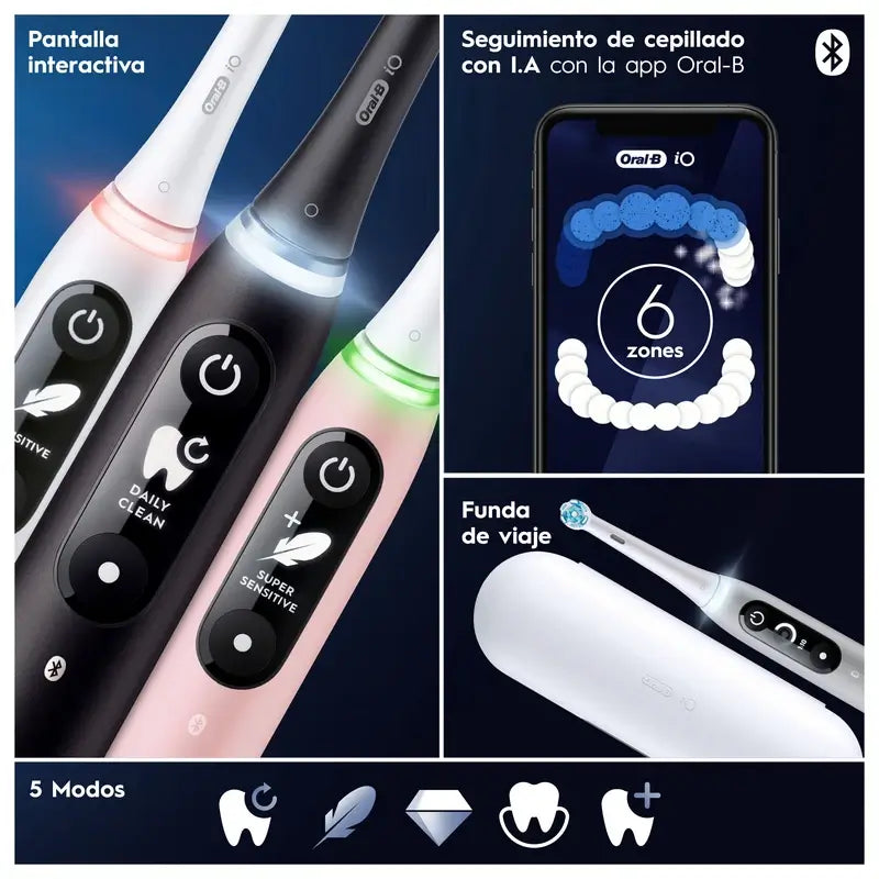 Oral-B Braun iO6 Elektrická zubná kefka – čierna