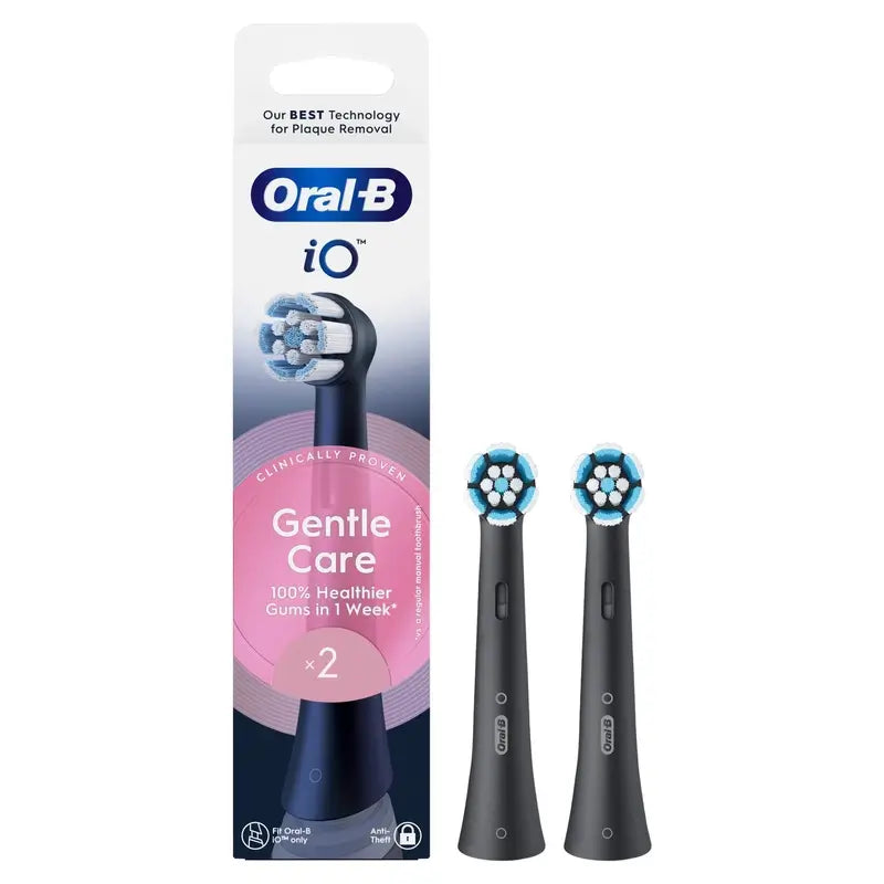 Oral-B Braun iO Gentle Care Refill Black, 2 pcs.