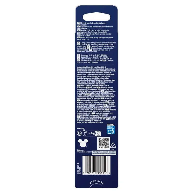 Oral B Braun Náhradná hlavica Io Stitch Gentle Care, 2 kusy