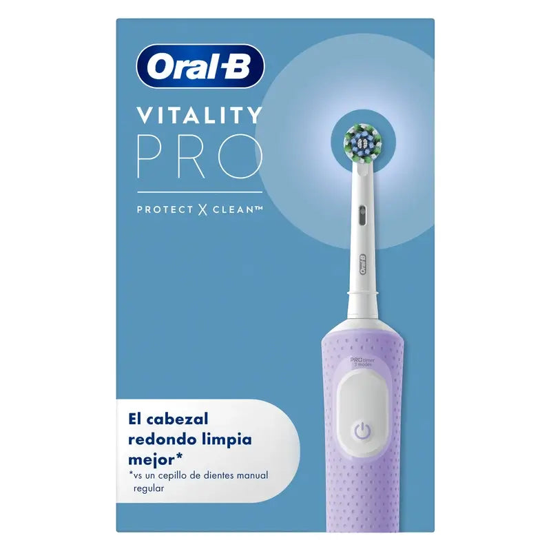 Elektrická zubná kefka Oral-B Braun Vitality Pro, fialová, 1 ks