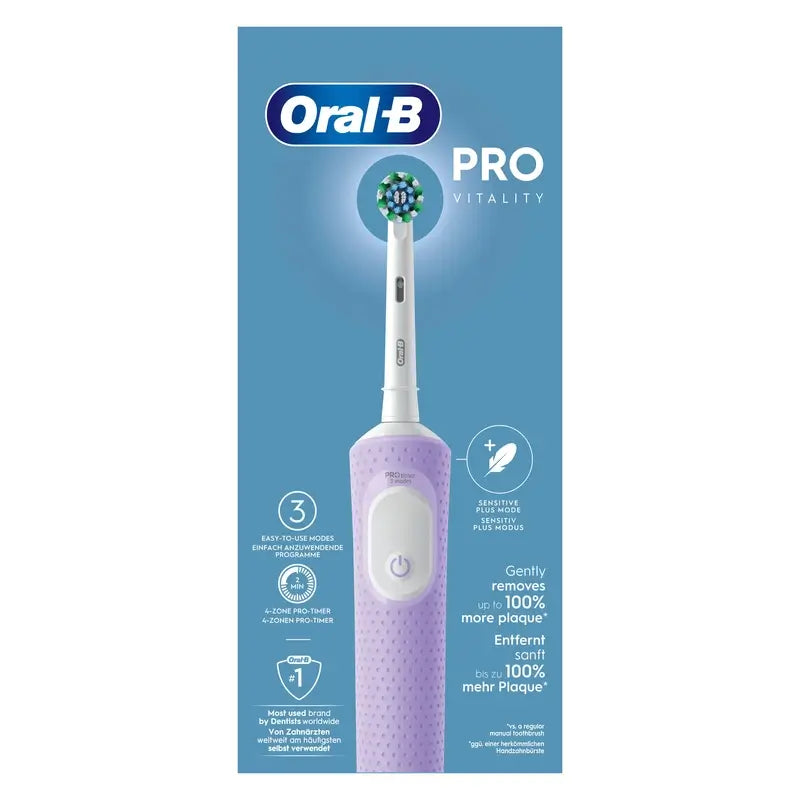 Elektrická zubná kefka Oral-B Braun Vitality Pro, fialová, 1 ks