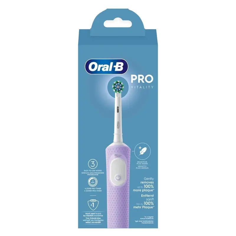Elektrická zubná kefka Oral-B Braun Vitality Pro, fialová, 1 ks