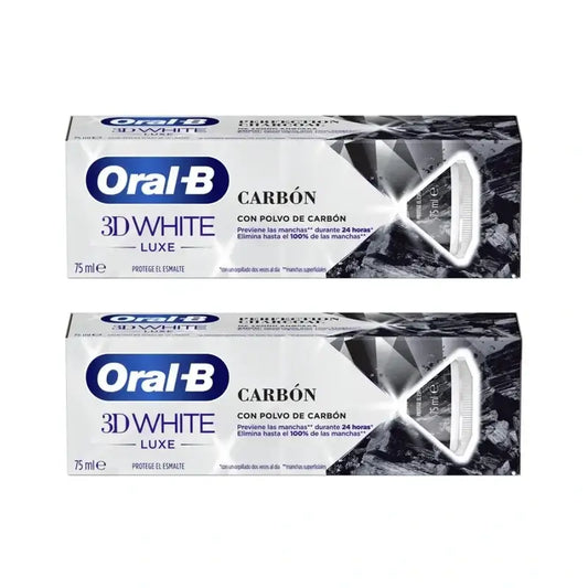 Zubná pasta Oral-B s aktívnym uhlím, 2 × 75 ml 