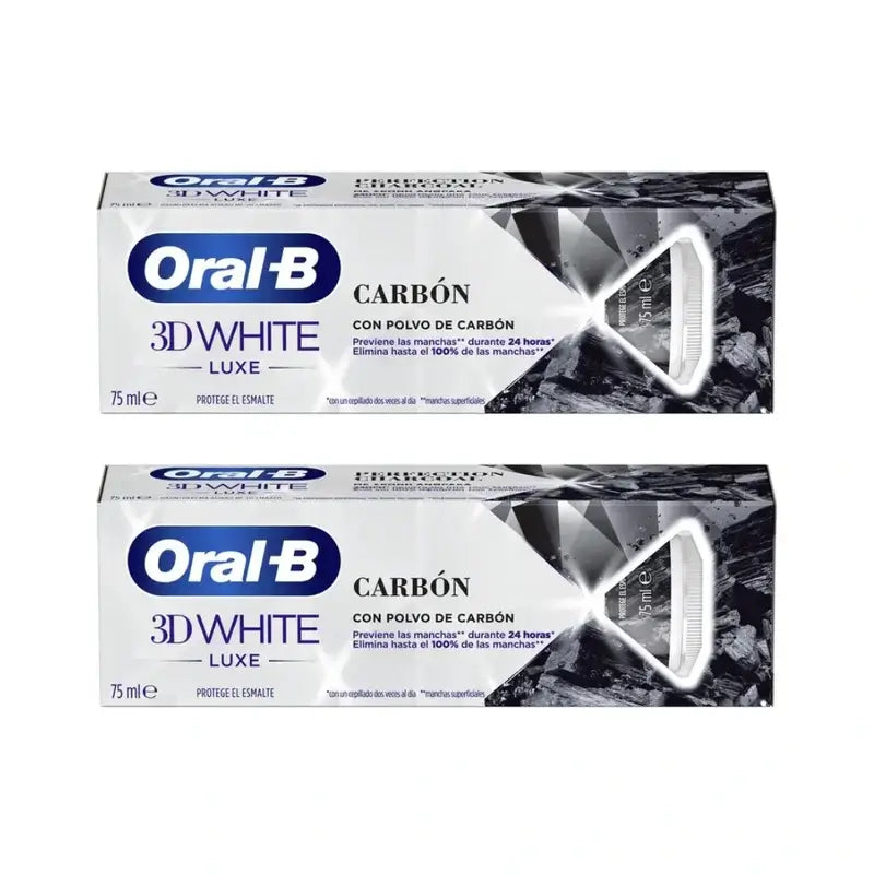Zubná pasta Oral-B s aktívnym uhlím, 2 × 75 ml 