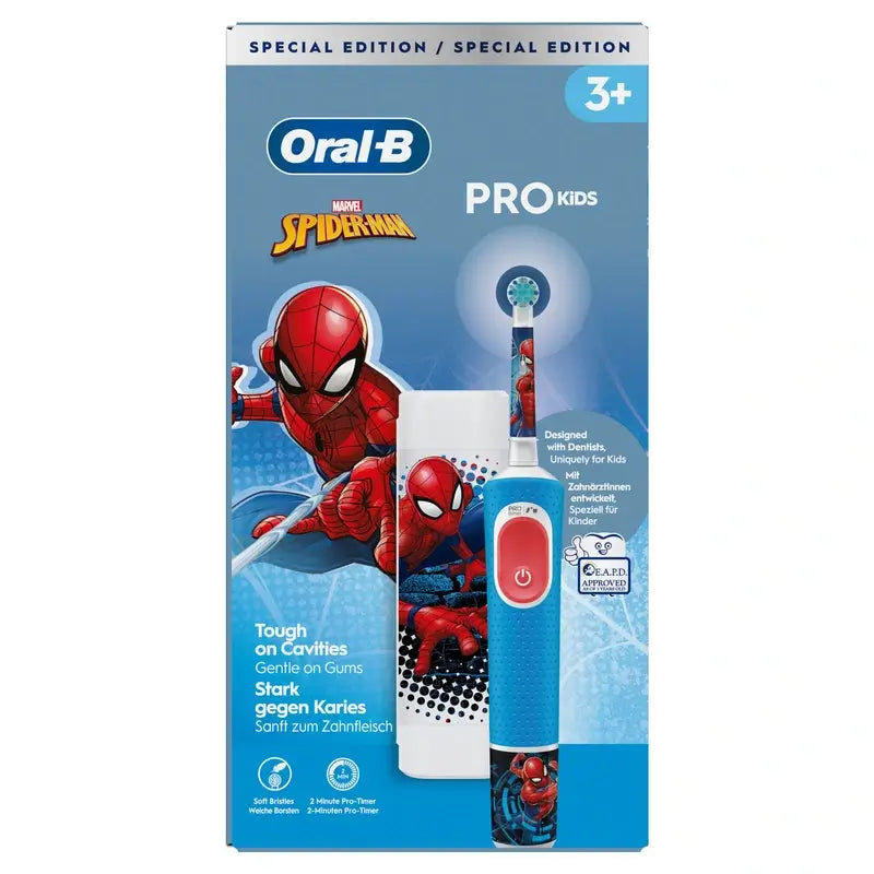 Oral-B Nabíjateľná zubná kefka Vitality Kids Box Spiderman
