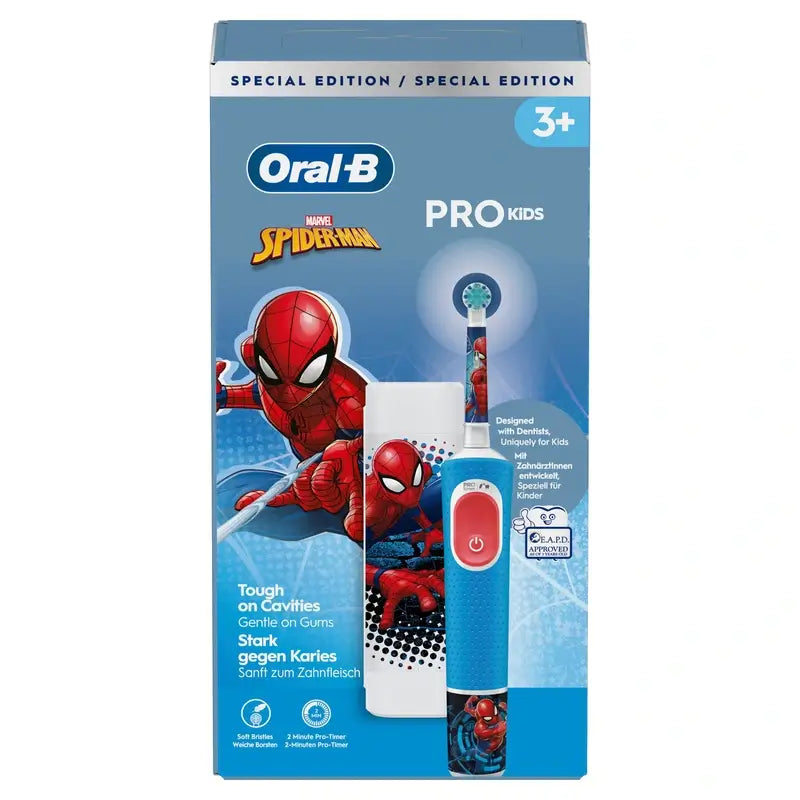 Oral-B Nabíjateľná zubná kefka Vitality Kids Box Spiderman