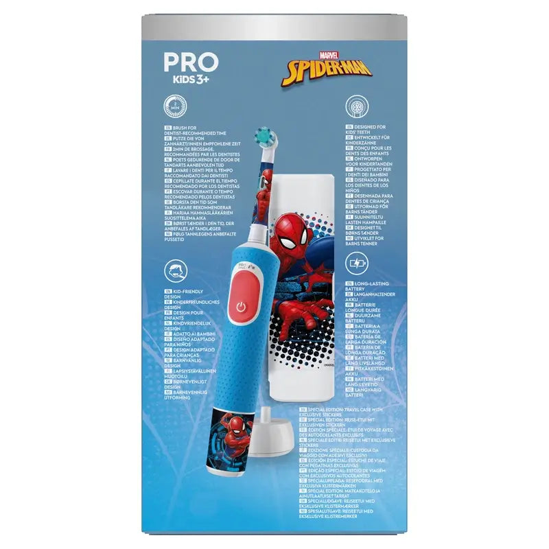 Oral-B Nabíjateľná zubná kefka Vitality Kids Box Spiderman