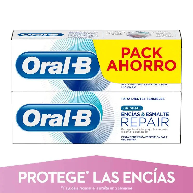 Oral-B Laboratory Pro-Repair Original zubná pasta na ďasná a sklovinu 2 × 100 ml