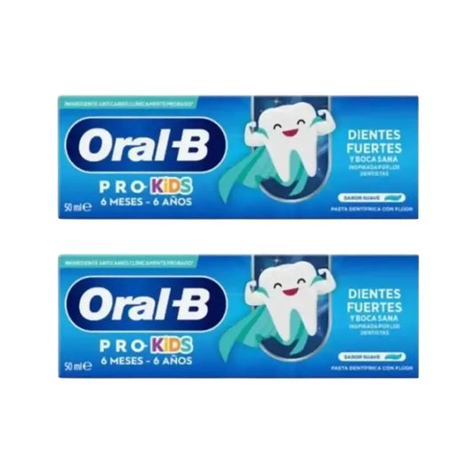 Zubná pasta Oral-B Kids 2×50 ml, od 6 mesiacov 