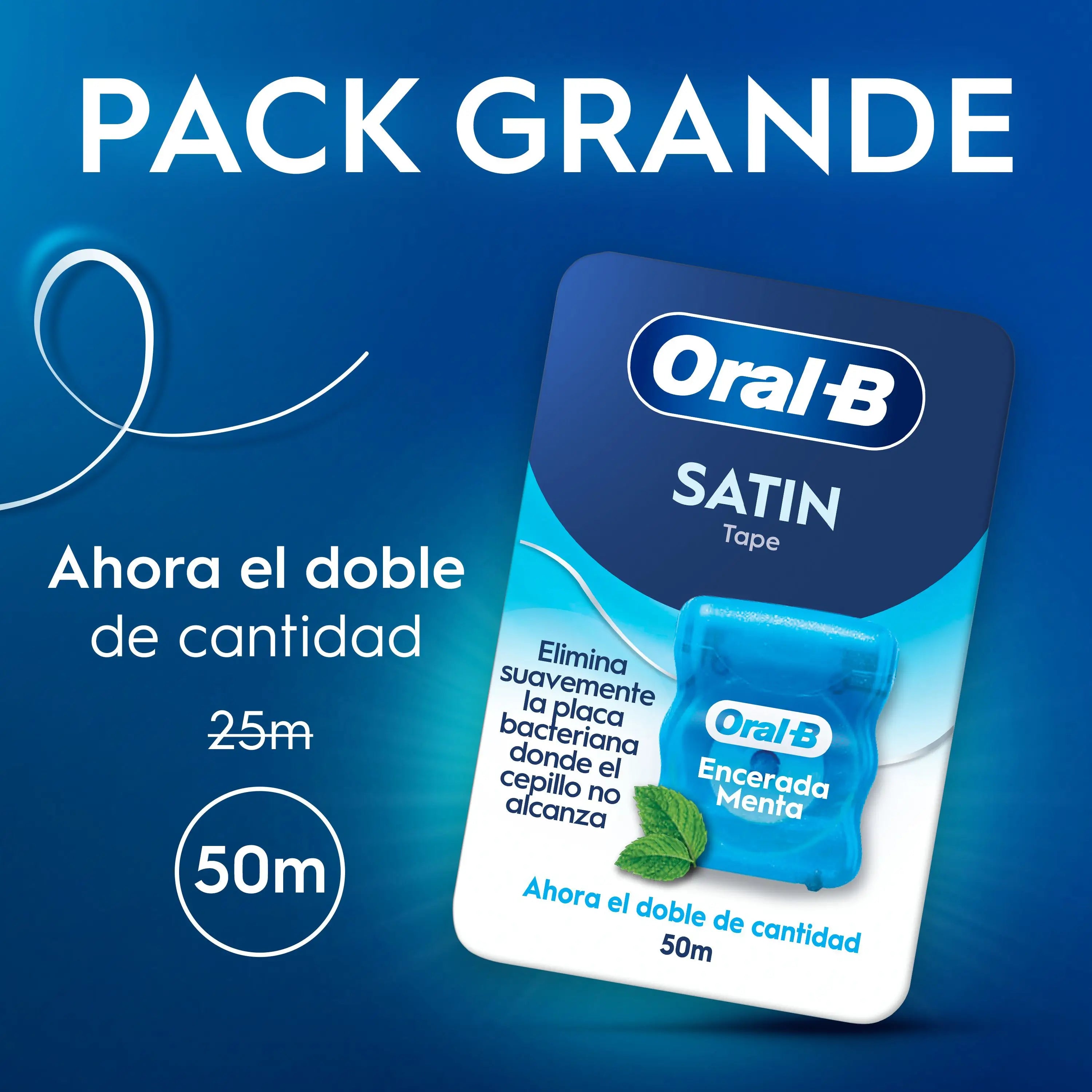 Oral-B Satin Tape Menta 50 metrov