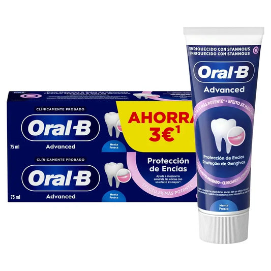 Oral-B Advanced Gum Protection Duplo, 2x75ml