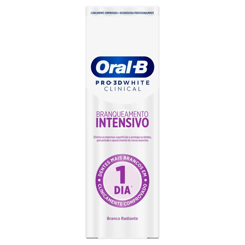 Oral-B zubná pasta 3Dw – Žiarivý biely úsmev, 75 ml