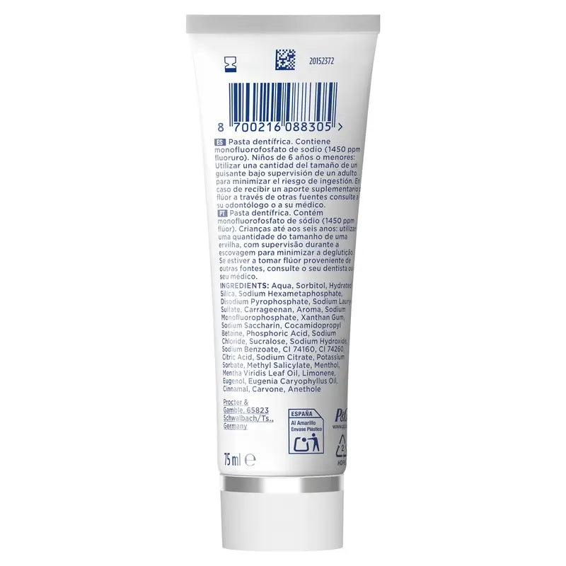 Oral-B zubná pasta 3Dw – Žiarivý biely úsmev, 75 ml