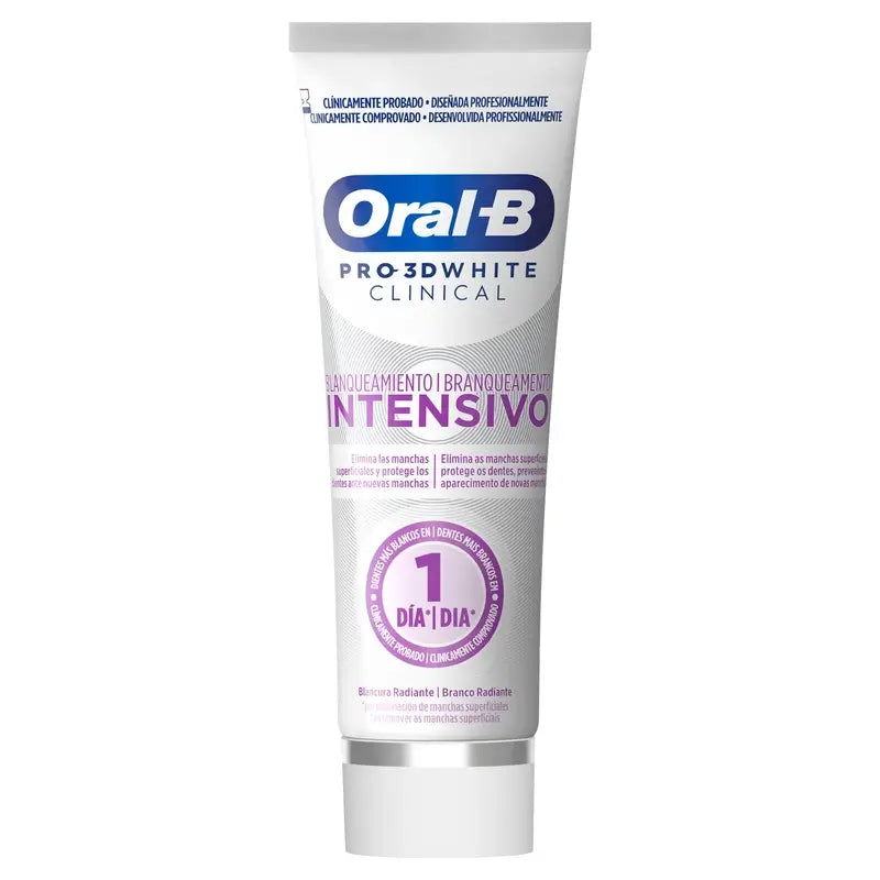 Oral-B zubná pasta 3Dw – Žiarivý biely úsmev, 75 ml