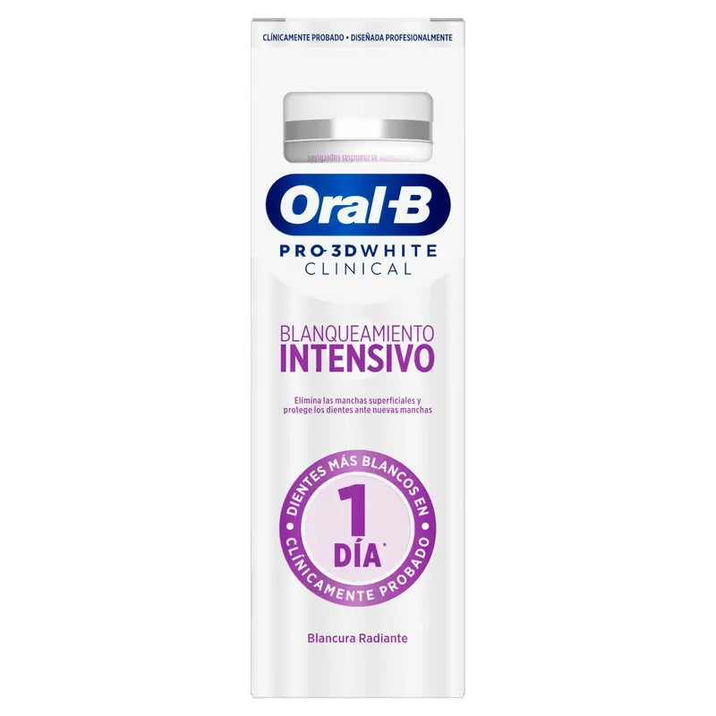 Oral-B zubná pasta 3Dw – Žiarivý biely úsmev, 75 ml