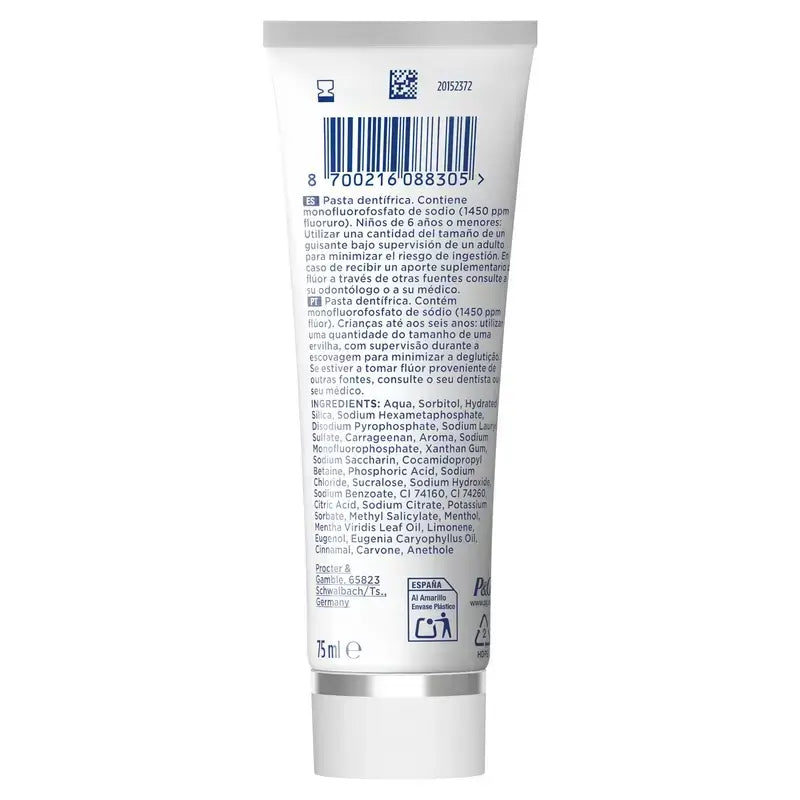 Oral-B Zubná pasta 3Dw Žiarivý biely úsmev, 75 ml, balenie po 3 ks