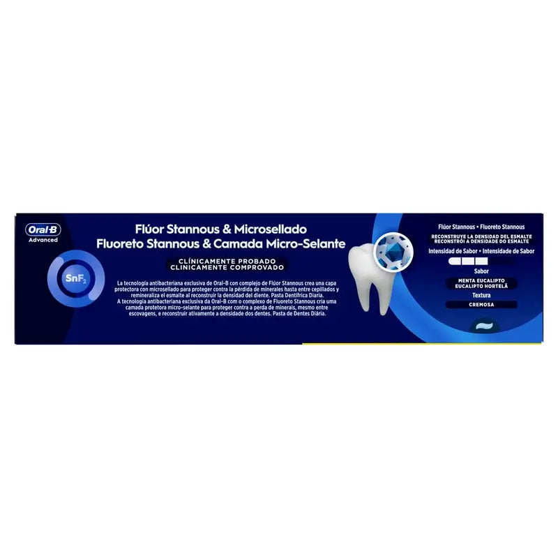 Oral-B Advanced – dvojité posilnenie skloviny, 2 x 75 ml