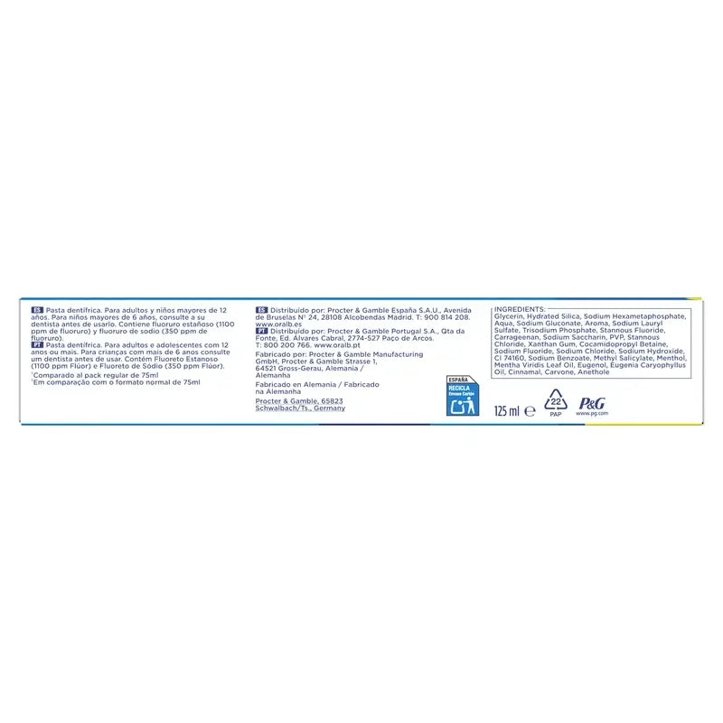 Oral-B Pro-Expert Profesionálna ochrana, 125 ml