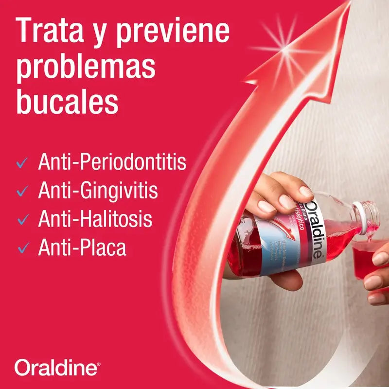 Oraldine – ústna voda na každodenné použitie, antiseptická a antibakteriálna, 400 ml