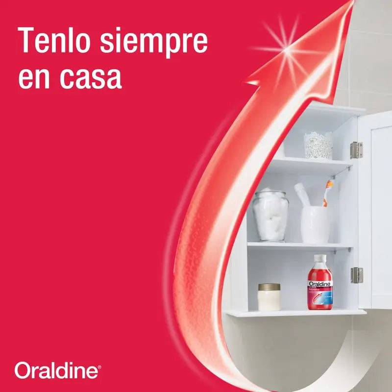 Oraldine – ústna voda na každodenné použitie, antiseptická a antibakteriálna, 400 ml