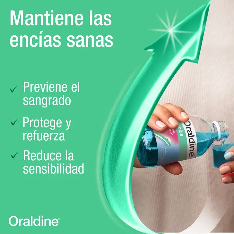 Oraldine – ústna voda na každodenné použitie proti zápalu ďasien, 400 ml