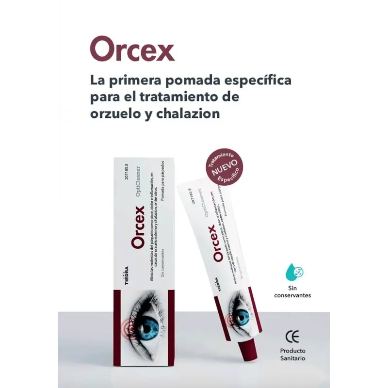 Orcex – masť na viečka proti ječmeňom, 15 g