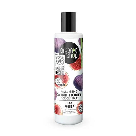 Organic Shop Kondicionér na zvýšenie objemu mastných vlasov s figami a šípkami od Organic Shop, 280 ml 