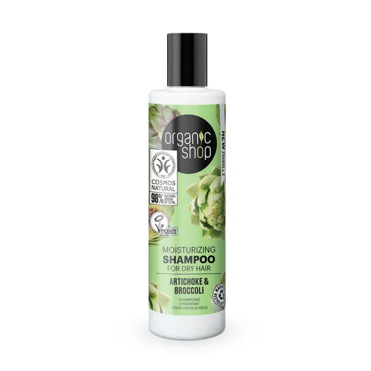Organic Shop Hydratačný šampón na suché vlasy s artičokom a brokolicou od Organic Shop, 280 ml 