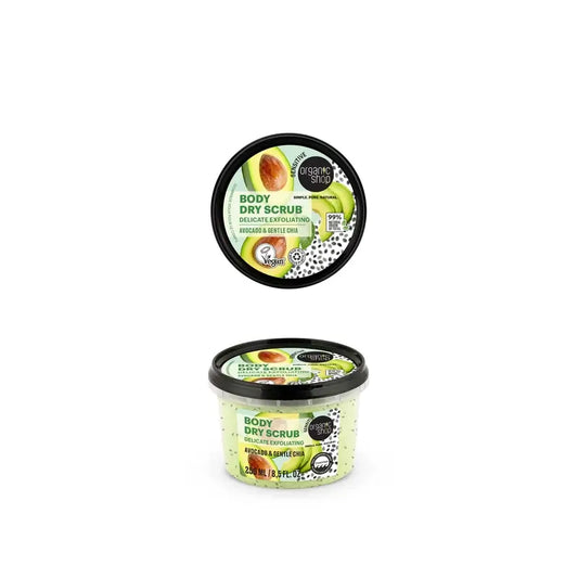 Organic Shop Telový peeling s avokádom a chia, 250 ml